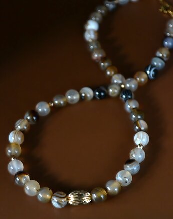 Choker z cieniowanego agatu, Messme