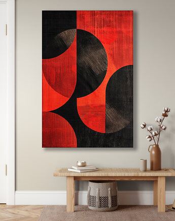 Geometria natury - Obraz na płótnie - Druk Blejtrama, Minimalizm, Loft #19, Black Sapphire Art