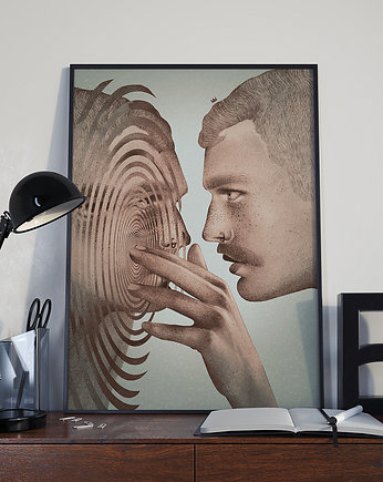 Plakat Samoświadomość, Dorota Piechocińska ilustraDORA