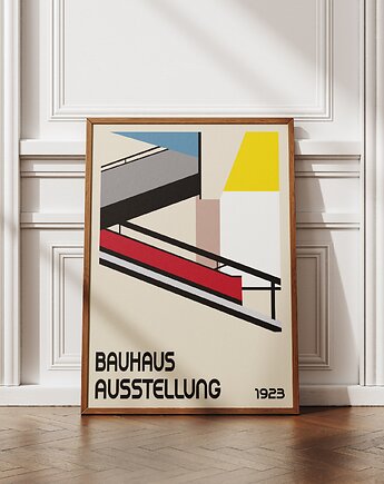 Minimalistyczny plakat - Bauhaus #8 - Do salonu, sypialni, biura, DAPIDOKA