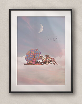 Plakat Przyjaciele - Kolaż Fine Art, DAPIDOKA