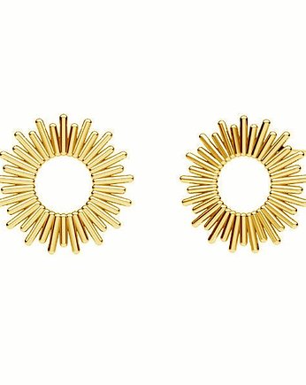 Kolczyki SŁOŃCE -srebro,złoto,różowe złoto, ISSI Jewelry