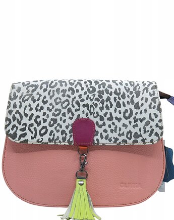 Torebka damska klasyczna odpinany wymienny chwost brelok OLIVKA, Olivka Warsaw