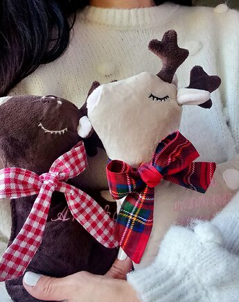 Przytulanka MILUSIA SARENKA  imię dziecka metryczka ŚWIĘTA PREZENT, Atelier Liliputki