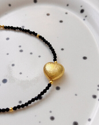 Bransoletka Onyks z sercem, Chmolowska Jewellery