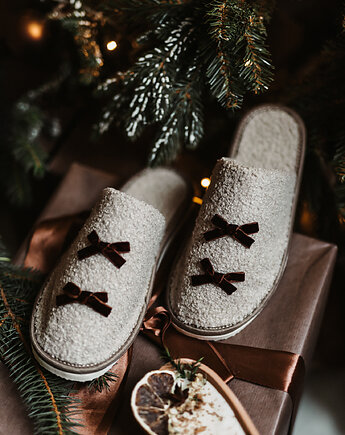 Kapcie z kokardkami dla niej, Apollie&co