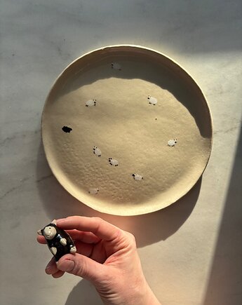 Zestaw Prezentowy Talerz Śniadaniowy i Owieczka Podhale, Maison Fragile