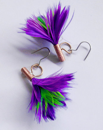 PIÓRKO kolczyki, Katarzyna Kaminska ART