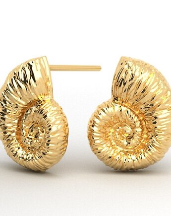 Kolczyki SEA SPIRALS - srebro,złoto,różowe złoto, ISSI Jewelry
