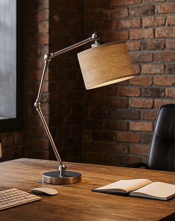 Lampka stołowa nocna z regulowanym ramieniem do czytania ASMARA ECO, LYSNE