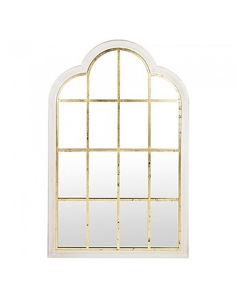 Lustro Okno ze Szprosami Złote 140 cm, MIA home