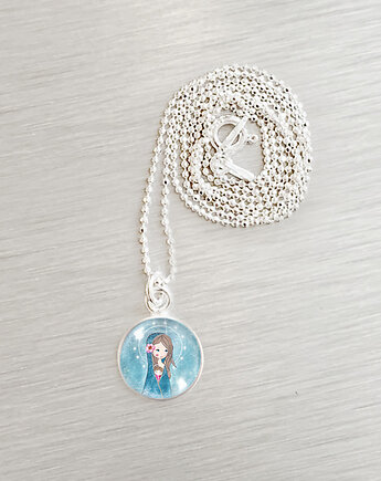 Madonna Kwiatowa - srebrny simple mini, Ewa Saj  Silver