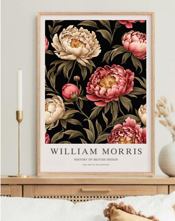 PLAKAT dekoracyjny , William Morris, wystawowy, black dot studio
