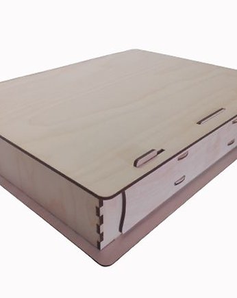Pudełko w kształcie książki sklejka, AtonLaser
