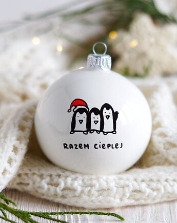 Bombka choinkowa z pingwinami, Pracownia Faramuszka