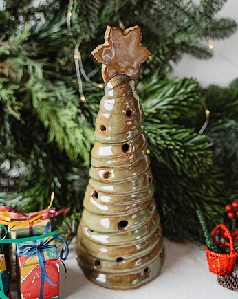 Ceramiczna choinka, rękoczyny