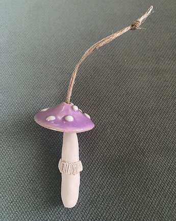 Grzybek ceramiczny zawieszka, Pracownia ceramiczna Madziejka