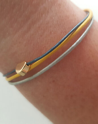 Lekkie Serduszko  v Gold Yellow Gray, Mitsu