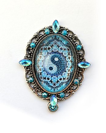 YIN YANG mini broszka, KEIT