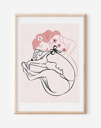 Plakat - Dama z pieskiem, Mint In Paper