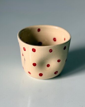 Czarka / gniotek / czerwony, ewi_pottery