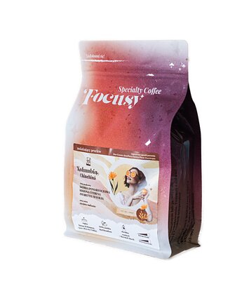 Kawa ziarnista KOLUMBIA Chinchina  zaskakujący przelew 250 g, Focusy