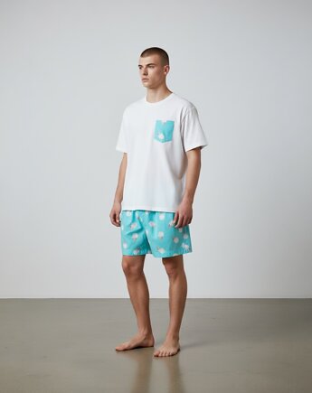 Piżama Unisex bawełniana w lody, HisOutfit