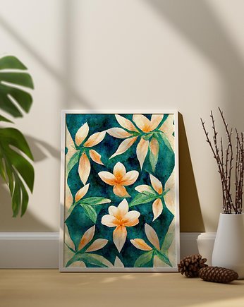 Plakat Kolorowe Kwiaty 3, Abstraktoria
