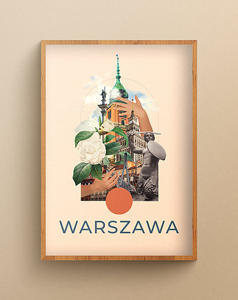 Plakat Warszawa 2.0, W Wirażu Kolażu