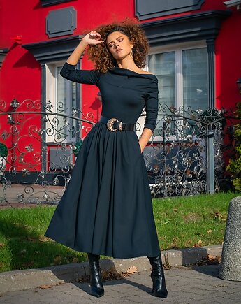 Sandy Black - Sukienka, milita nikonorov