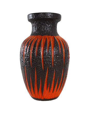 Wazon ceramiczny, niemiecki design, lata 60, produkcja: Scheurich Keramik, Przetwory design