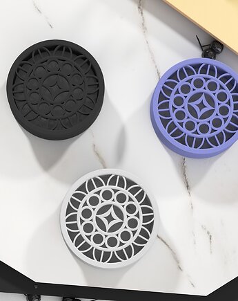 Tunele do uszu 20-100mm gotycka rozeta / czarne / 14 kolorów, plugi siodłowe, Spirit Of Copper