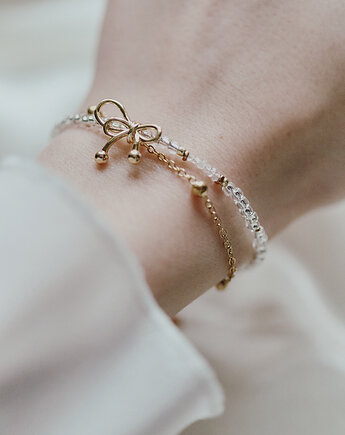 Mistic, bransoletka z diamentem herkimer, Okruszek Biżuteria