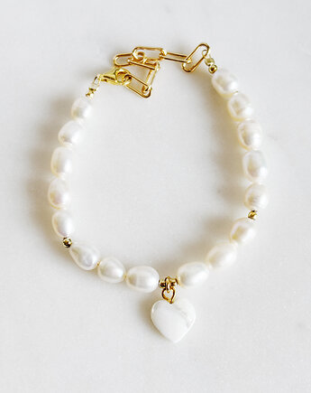 Bransoletka z Pereł serce, Chmolowska Jewellery