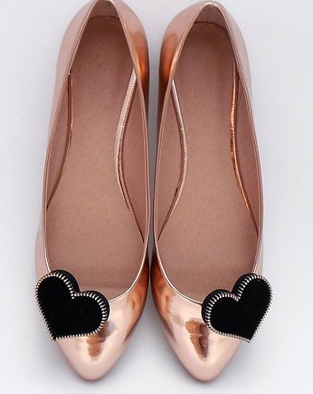 Klipsy do butów Coquet - I love U - Black, Coquet