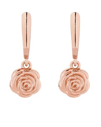 Kolczyki z różowego złota z różami, SOTHO