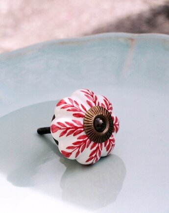 Piękna gałka ceramiczna do mebli, AnemoneDream
