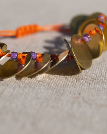 Bransoletka Discs Neon Orange&Violet, Las Manos