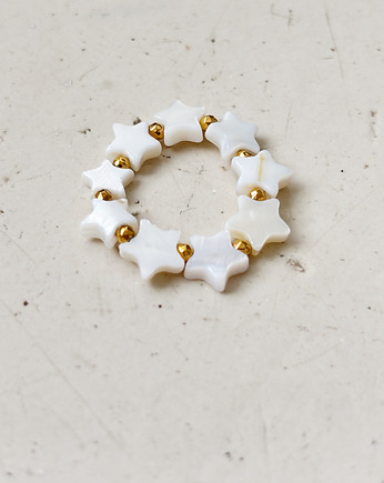 Pierścionek elastyczny gwiazdki, Chmolowska Jewellery