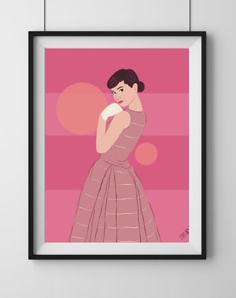 Plakat Audrey Hepburn 1.0, Maya Design