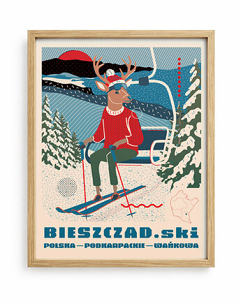 Plakat Bieszczad.ski, Ewelina Gąska