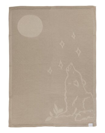 Kocyk "Wilk" beige, NINCA