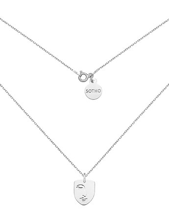 Srebrny medalion Face N4, SOTHO