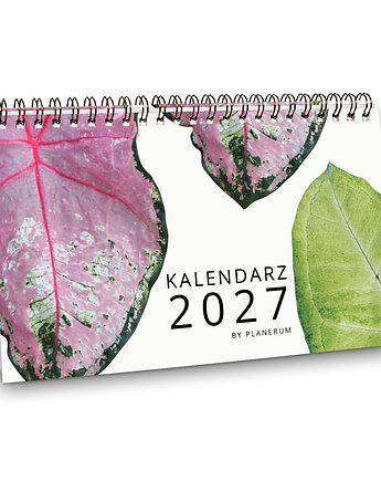 Kalendarz 2027 biurkowy BOTANICAL wolnostojący, Planerum