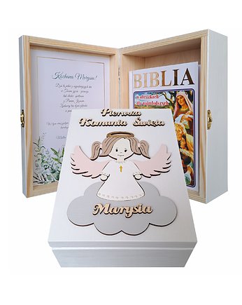 Pamiątka Pierwszej Komunii Świętej - Biblia K08, Prowansalska Manufaktura
