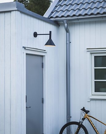 Szara kinkietowa lampa zewnętrzna Tripp 50 cm, Elado