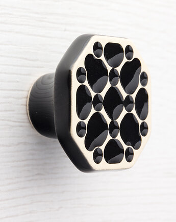Gałka do mebli, czarna, wz.11, pracowniazona