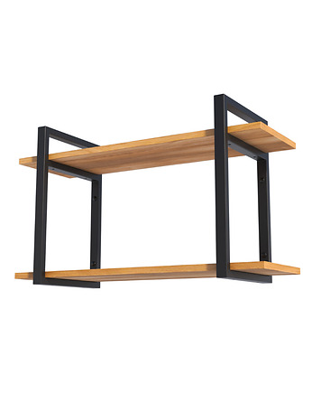 Półka Wiszaca na Ściane 60 cm Loft Dąb Złoty Regał Nowoczesna, A.D Home