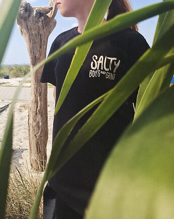 Czarny  T-shirt Gotta Lotta Waves Regular, DONT NEED NO SAMURAI