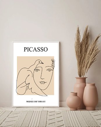 PLAKAT Pablo Picasso, ilustracja, grafika, black dot studio